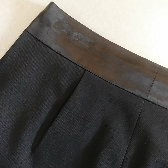 🆕2tone black skirt with satin waist - Picture 6 of 10
